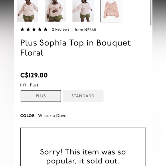 MADEWELL Sophia Bouquet Floral Top 🌷 - Picture 8 of 9